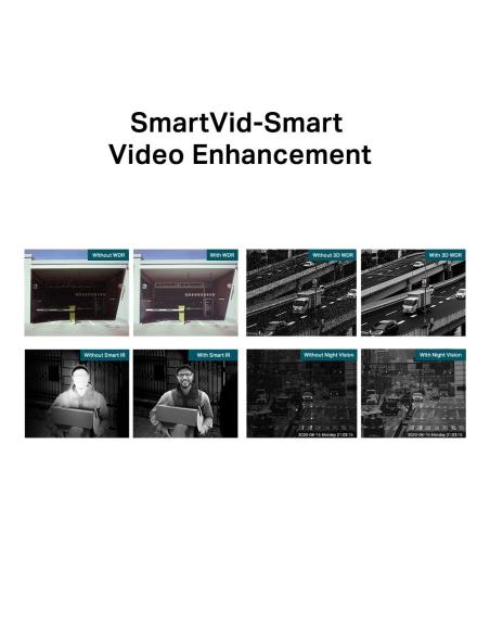 TP-Link VIGI C340 Full-Color Cámara de Videovigilancia de Exterior Tipo Bullet IP66 2.8mm 4MP Blanca