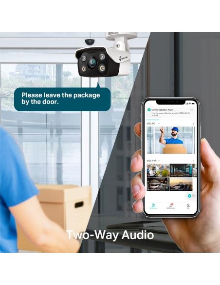 TP-Link VIGI C340 Full-Color Cámara de Videovigilancia de Exterior Tipo Bullet IP66 2.8mm 4MP Blanca