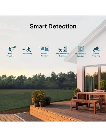 TP-Link VIGI C340 Full-Color Cámara de Videovigilancia de Exterior Tipo Bullet IP66 2.8mm 4MP Blanca