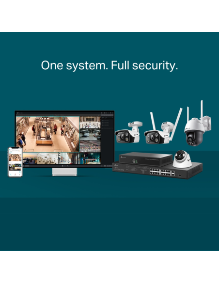 TP-Link VIGI C440 Cámara de Videovigilancia de Exterior Tipo Turret 2.8mm 4MP Blanca