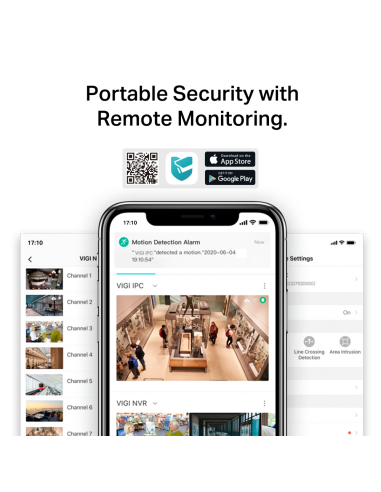 TP-Link VIGI C440 Cámara de Videovigilancia de Exterior Tipo Turret 2.8mm 4MP Blanca