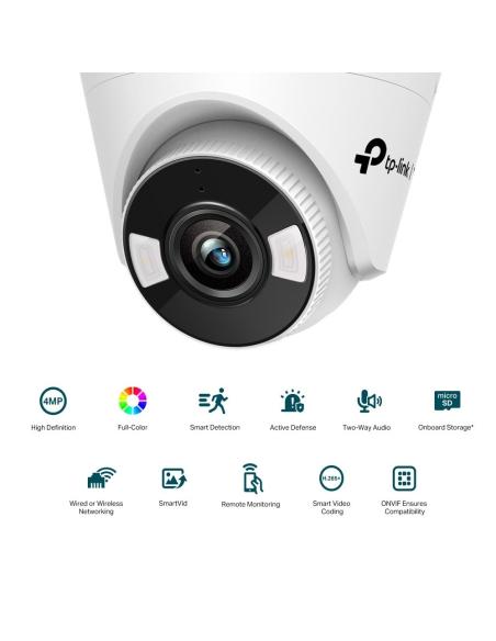 TP-Link VIGI C440W Cámara IP VIGI Tipo Turret Full Color de 4MP WiFi
