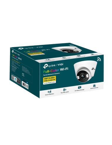 TP-Link VIGI C440W Cámara IP VIGI Tipo Turret Full Color de 4MP WiFi