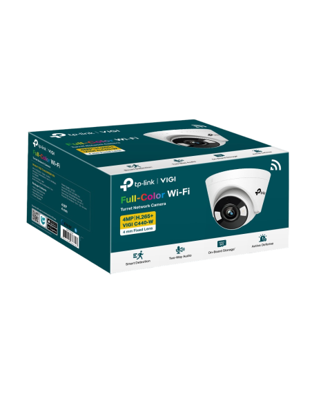 TP-Link VIGI C440W Cámara IP VIGI Tipo Turret Full Color de 4MP WiFi