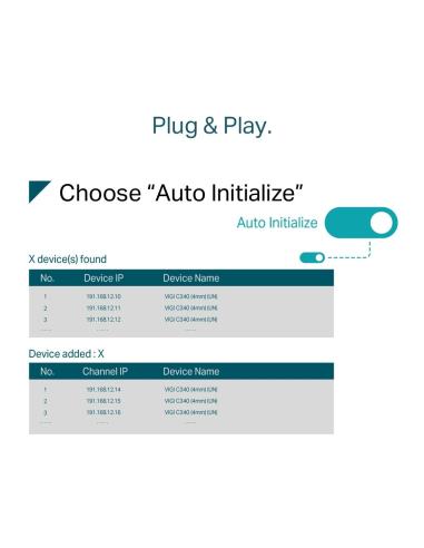 TP-Link VIGI NVR1104H-4P Videograbador NVR 4 Canales PoE Blanco