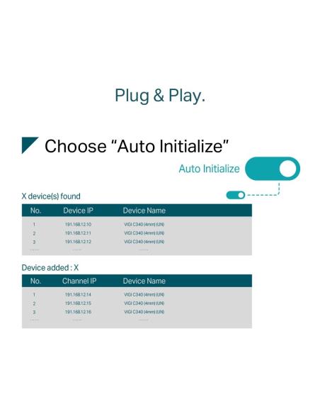TP-Link VIGI NVR1104H-4P Videograbador NVR 4 Canales PoE Blanco