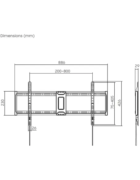 Soporte Aisens WT100F-365