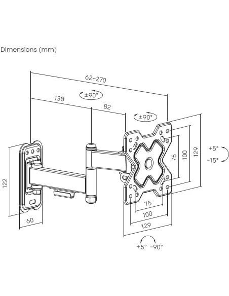 Soporte Aisens WT32TSR-381