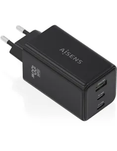 Aisens ASCH-100W3P052-BK Cargador USB-A/x2USB-C 100W Carga Rápida Negra-ADAP62737