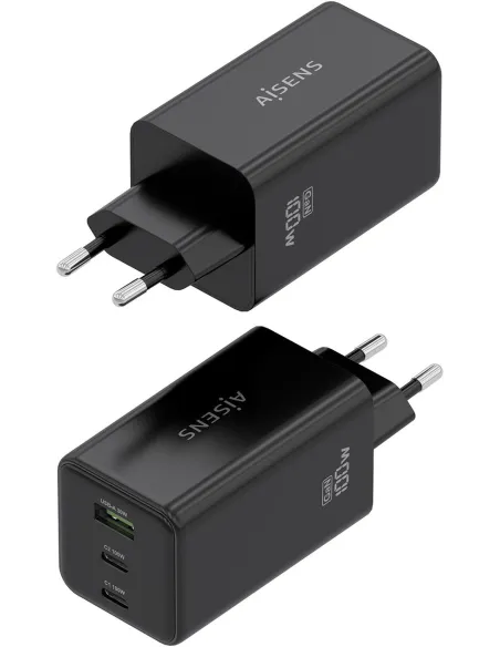 Cargador de Móvil Aisens ASCH-100W3P052-BK