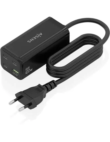 Cargador de Móvil Aisens ASCH-100W4P054-BK