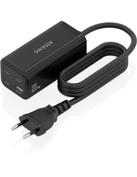Cargador de Móvil Aisens ASCH-100W4P054-BK