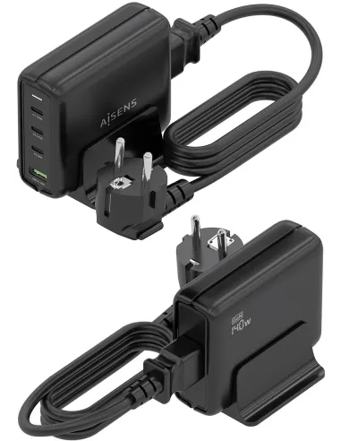 Cargador de Móvil Aisens ASCH-140W4P056-BK