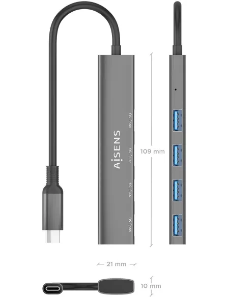 HUB USB Aisens A109-0943
