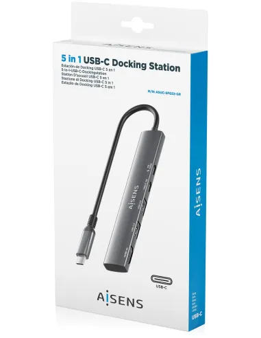 Docking Stations Aisens ASUC-5P022-GR