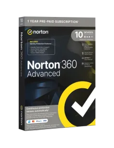 Norton 360 Advanced 10 Dispositivos 1 Año