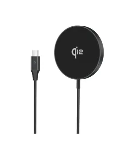 Celly MAGSAFE Pro QI Cargador Inalámbrico 15W Negro-AATCAT0443