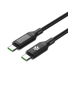 Celly USBCUSBC100WLED Cable USB-C a USB-C 2M Negro-AAOAAC0200