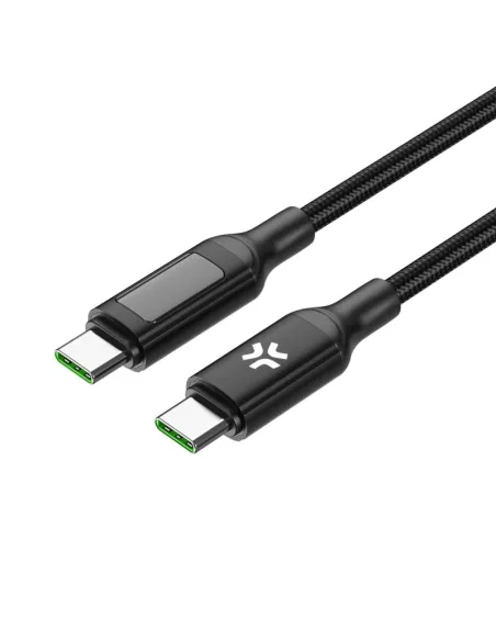 Celly USBCUSBC100WLED Cable USB-C a USB-C 2M Negro