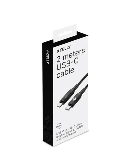 Cable USB Celly USBCUSBC100WLED