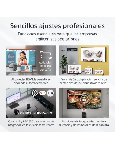 Pantalla Interactiva Sony FW-75EZ20L