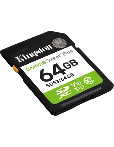 Tarjeta de Memoria Kingston Canvas Select Plus Gen3 64GB