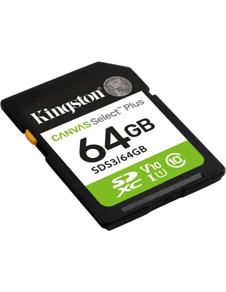 Tarjeta de Memoria Kingston Canvas Select Plus Gen3 64GB