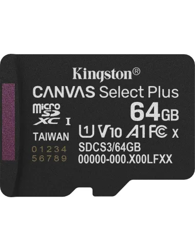Tarjeta Memoria Kingston Canvas Select Plus Gen3 SDCS3/64GB