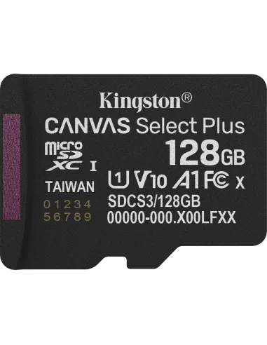Tarjeta de Memoria Kingston Canvas Select Plus Gen3 SDCS3/128GB