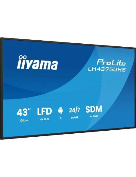 Pantalla Interactiva Iiyama LH4375UHS-B2AG