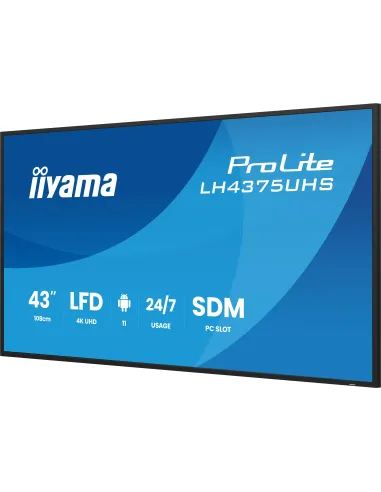 Pantalla Interactiva Iiyama LH4375UHS-B2AG