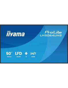 Iiyama LH5064UHS-B1AG 50" Pantalla Interactiva DLED 4K UHD Negra-1399662