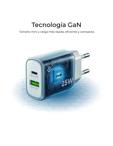 Cargador de Móvil Subblim SUBCHG-6G2510