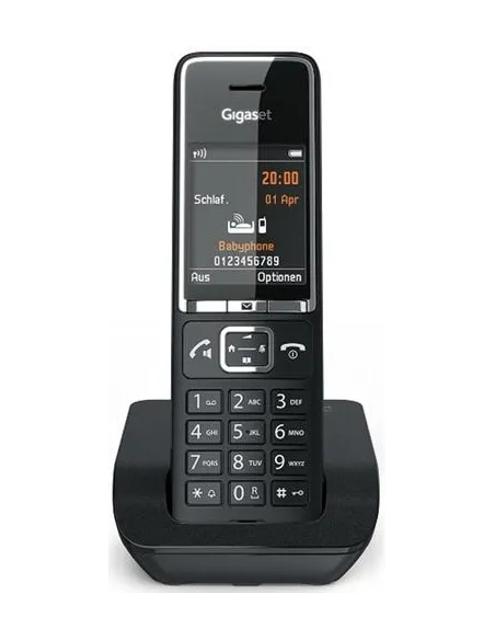 Gigaset COMFORT 550 Teléfono DECT Negro