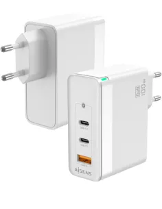 Aisens ASCH-100W3P008-W Cargador x2USB-C/USB-A 100W Blanco-ADAP58240