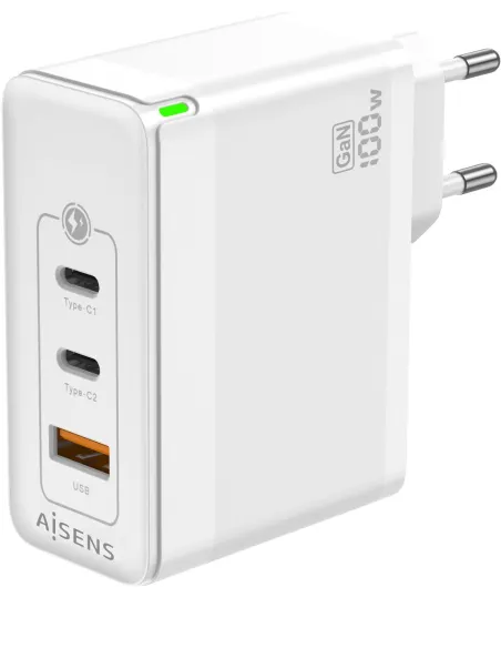 Cargador de Móvil Aisens ASCH-100W3P008-W