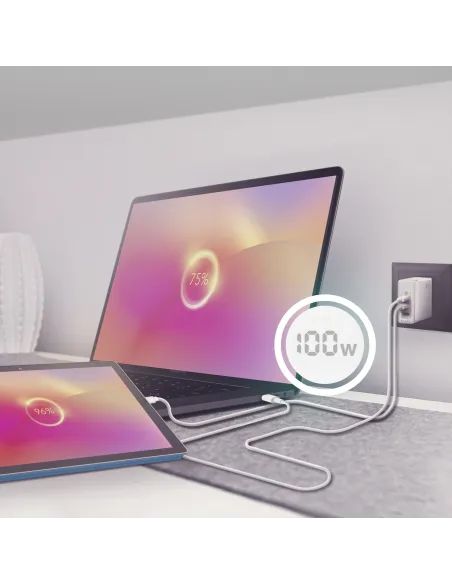 Cargador de Móvil Aisens ASCH-100W3P008-W