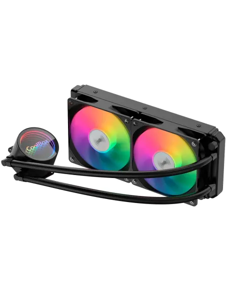 Coolbox Infinite Liquid 240 ARGB Kit de Refrigeración Líquida 240mm Negro