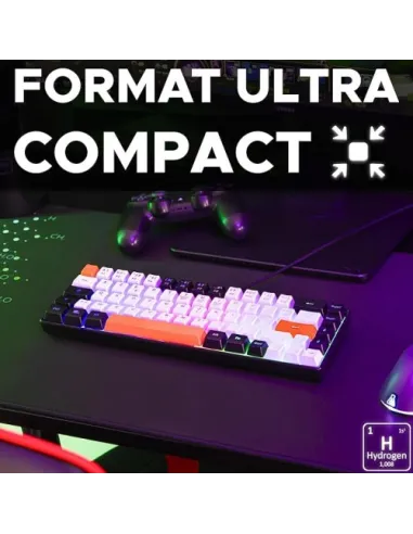 Teclado The G-Lab Keyz Hydrogen