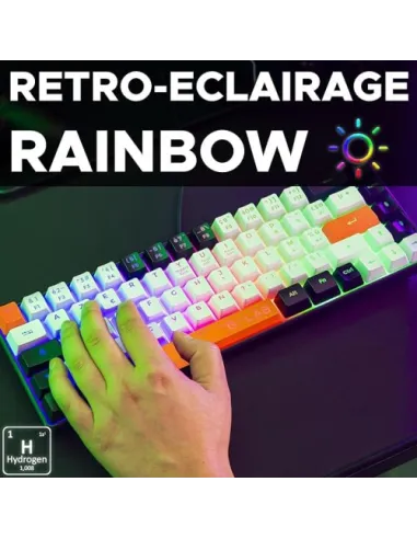 Teclado The G-Lab Keyz Hydrogen