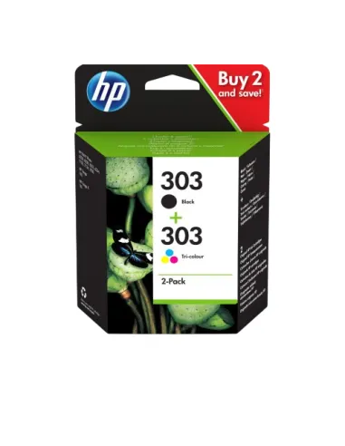 HP 303 3YM92AE Cartuchos de Tinta Originales Negro/Cian/Magenta/Amarillo