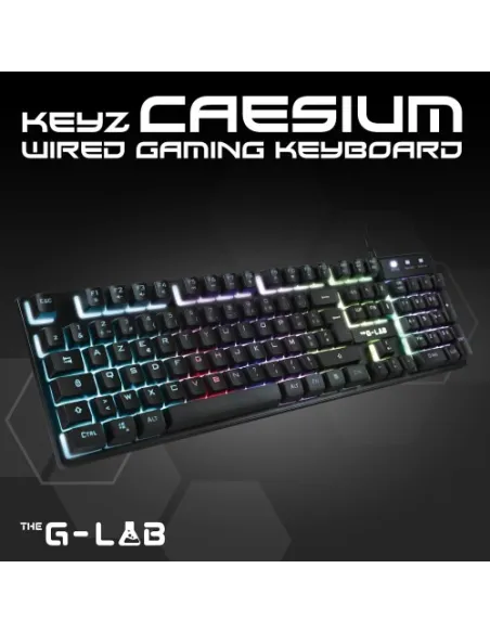 Teclado TKL KEYZ-CAESIUMT-W/SP