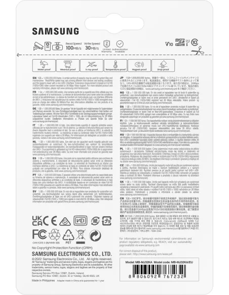 Tarjeta de Memoria Samsung Pro Endurance MB-MJ32KA/EU