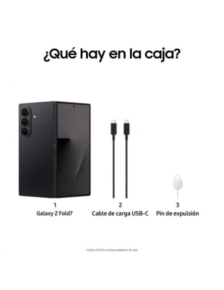 Smartphone Samsung Z Fold7 12/512GB Negro