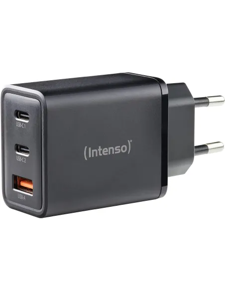 Intenso 7806510 Cargador x2USB-C/USB-A 65W Negro