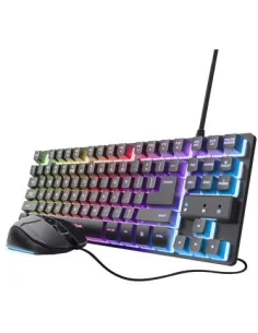 Trust GXT798 Kit de Teclado y Ratón Gaming RGB Negros-1390470