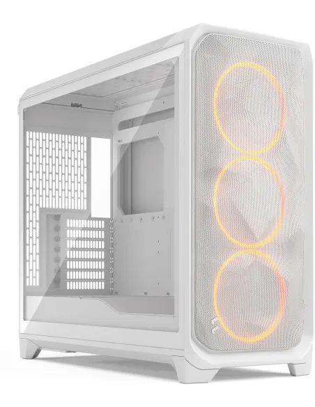 Fractal Design Meshify 3 XL RGB White Cristal Templado RGB USB 3.2 Blanca