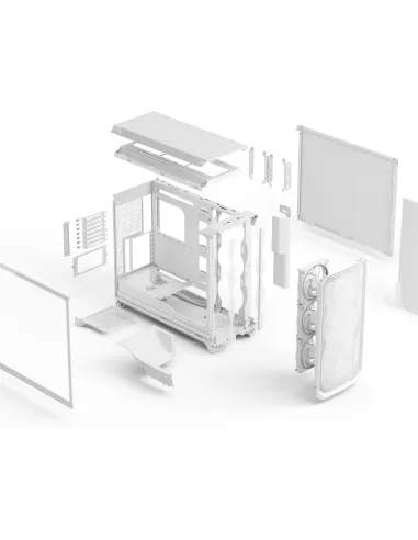 Torre Fractal Design Meshify 3 XL RGB White