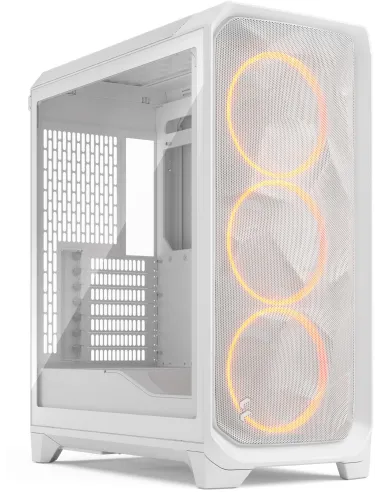 Fractal Meshify 3 RGB White Cristal Templado USB 3.2 Blanca