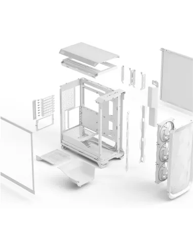 Torre Fractal Meshify 3 RGB White